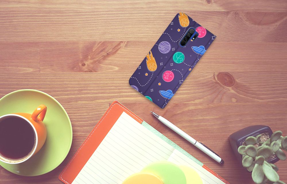 Xiaomi Redmi 9 Hippe Standcase Space - B2C Telecom