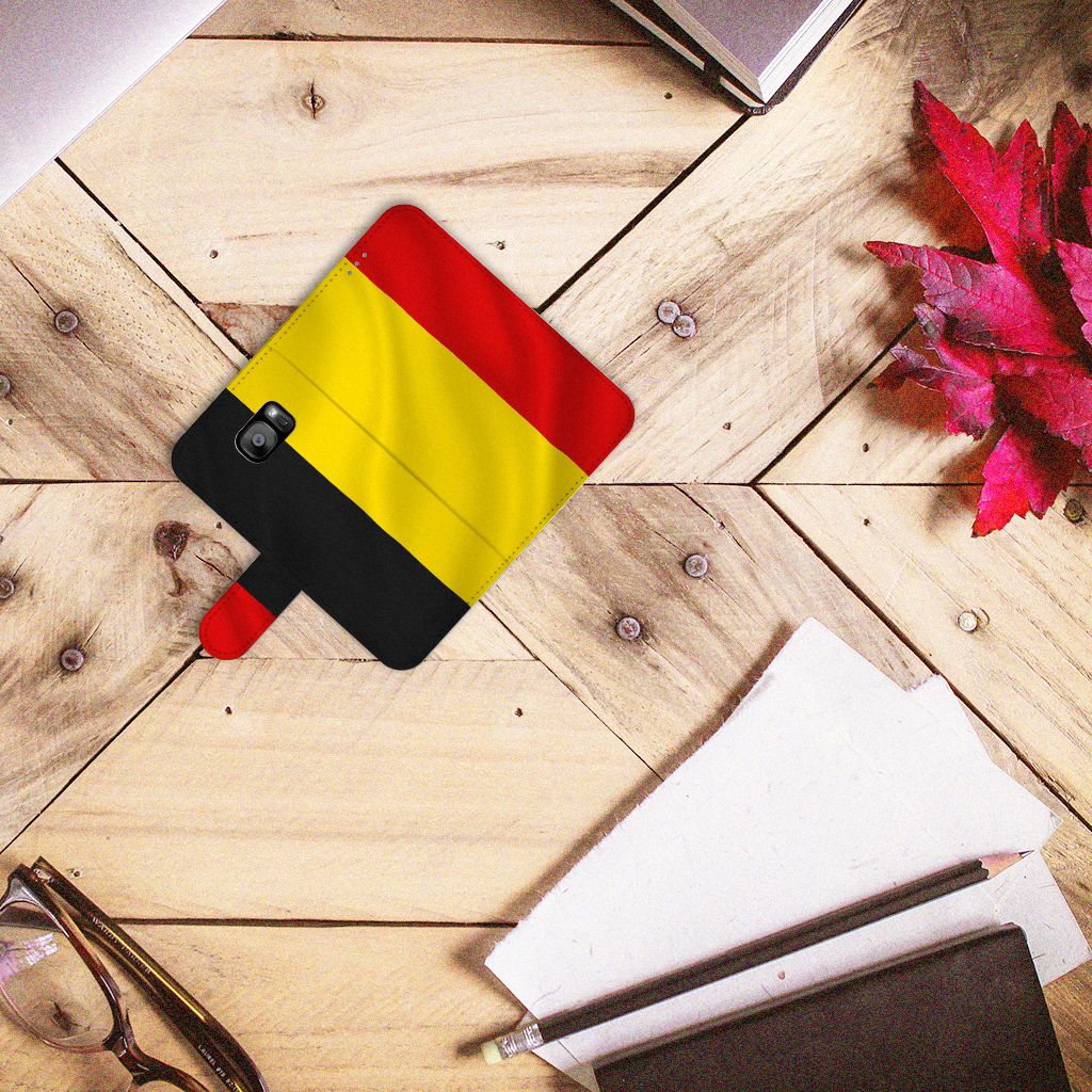 Samsung Galaxy S7 Edge Bookstyle Case Belgische Vlag