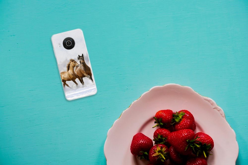 Nokia X10 | X20 TPU Hoesje Paarden B2C Telecom