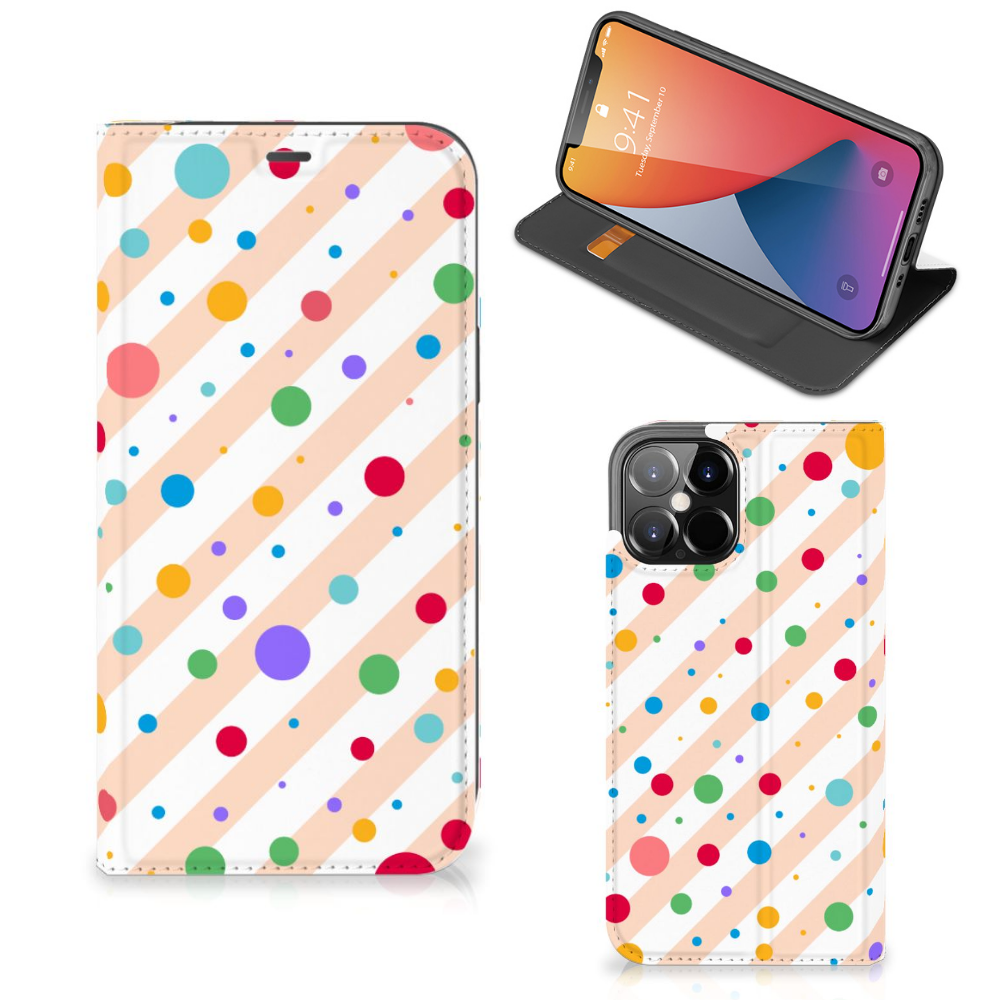 iPhone 12 Pro Max Hoesje met Magneet Dots - B2C Telecom