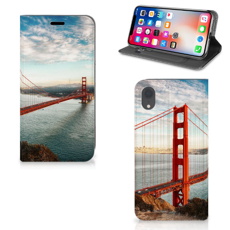 Apple iPhone Xr Book Cover Golden Gate Bridge