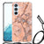 Samsung Galaxy A54 5G Anti-Shock Hoesje Marmer Oranje