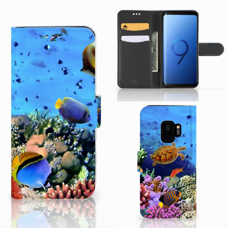 Samsung Galaxy S9 Telefoonhoesje met Pasjes Vissen