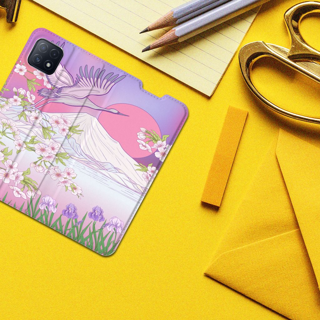 OPPO A73 5G Hoesje maken Bird Flying - B2C Telecom