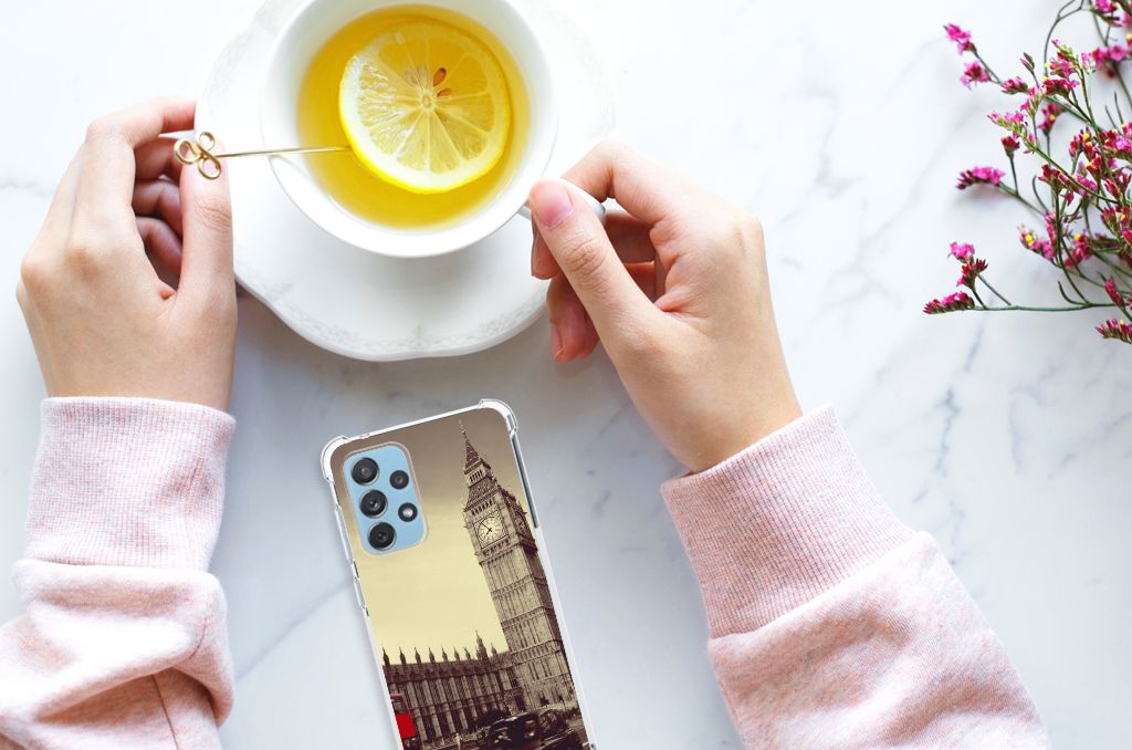 Samsung Galaxy A73 Telefoonhoesje met valbescherming Londen B2C Telecom