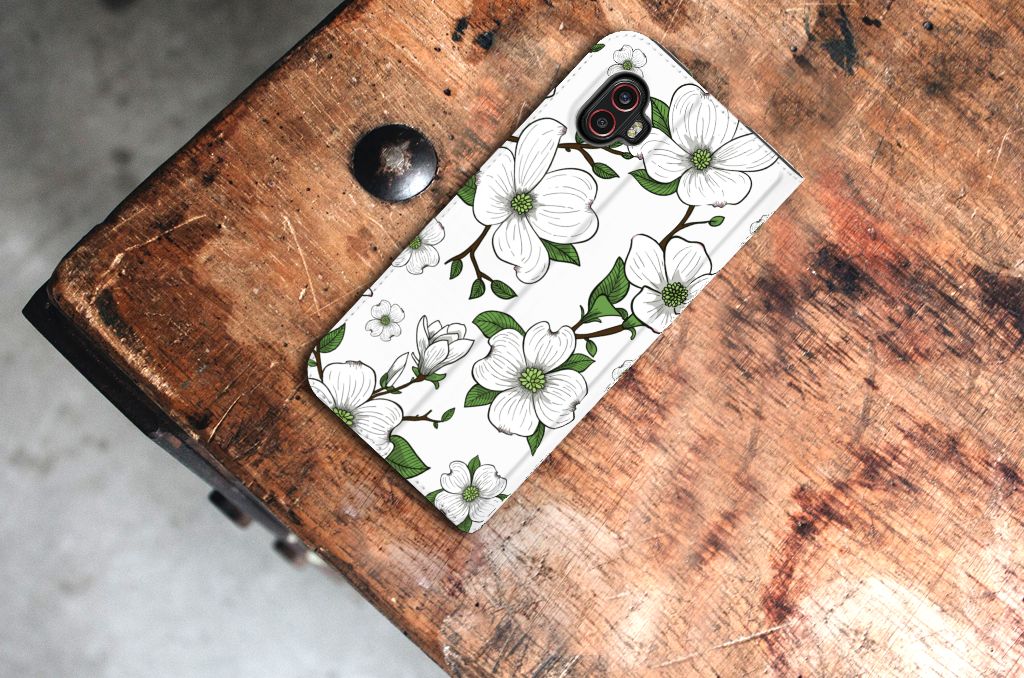 Samsung Galaxy Xcover 6 Pro Smart Cover Dogwood Flowers - B2C Telecom