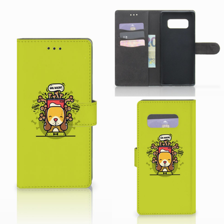 Samsung Galaxy Note 8 Leuk Hoesje Doggy Biscuit