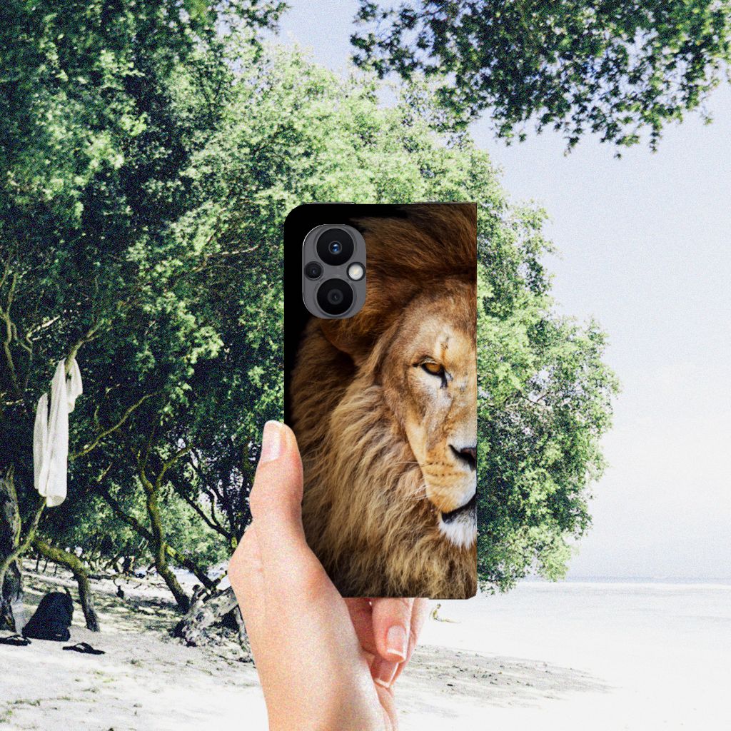 OPPO Reno8 Lite Hoesje maken Leeuw - B2C Telecom