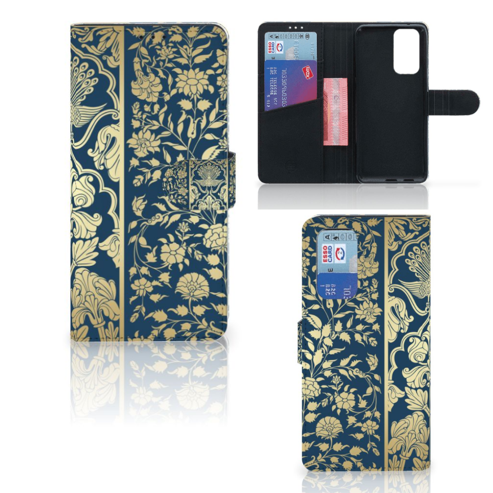 OnePlus 9 Pro Hoesje Beige Flowers