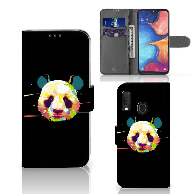 Samsung Galaxy A20e Leuk Hoesje Panda Color