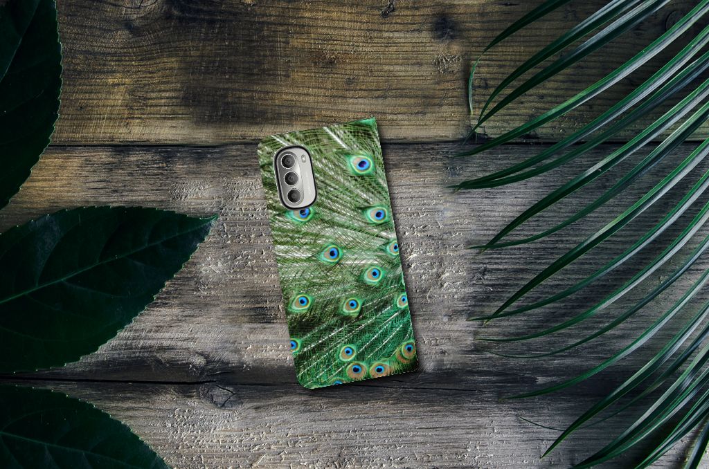 Motorola Moto G51 5G Hoesje maken Pauw - B2C Telecom