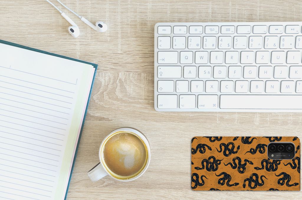 Hoesje maken voor OPPO A54 5G | A74 5G | A93 5G Snakes - B2C Telecom