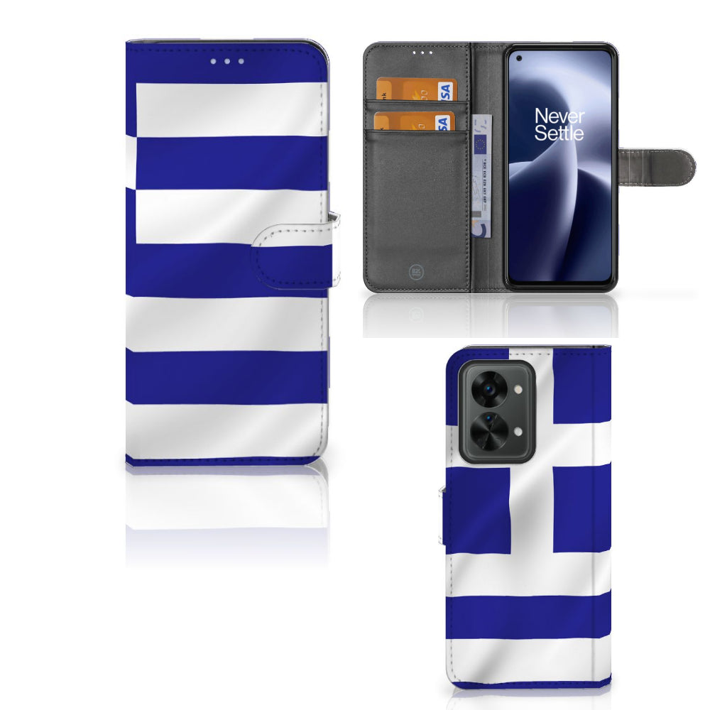OnePlus Nord 2T Bookstyle Case Griekenland