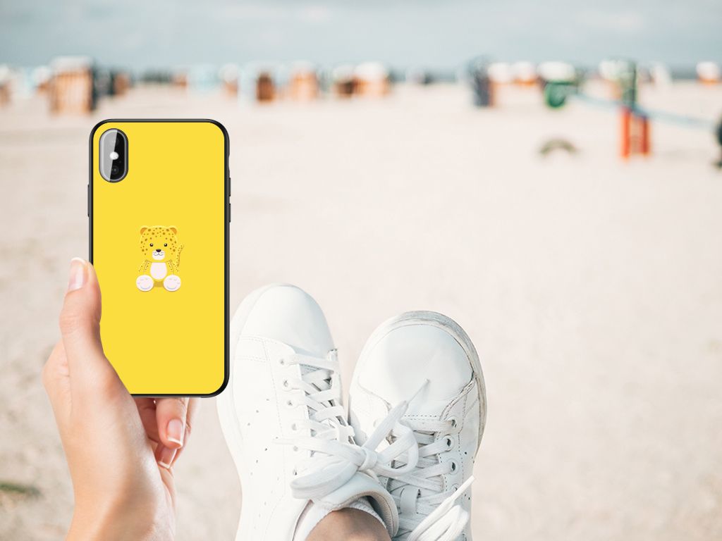 iPhone X | Xs Hoesje Baby Leopard B2C Telecom