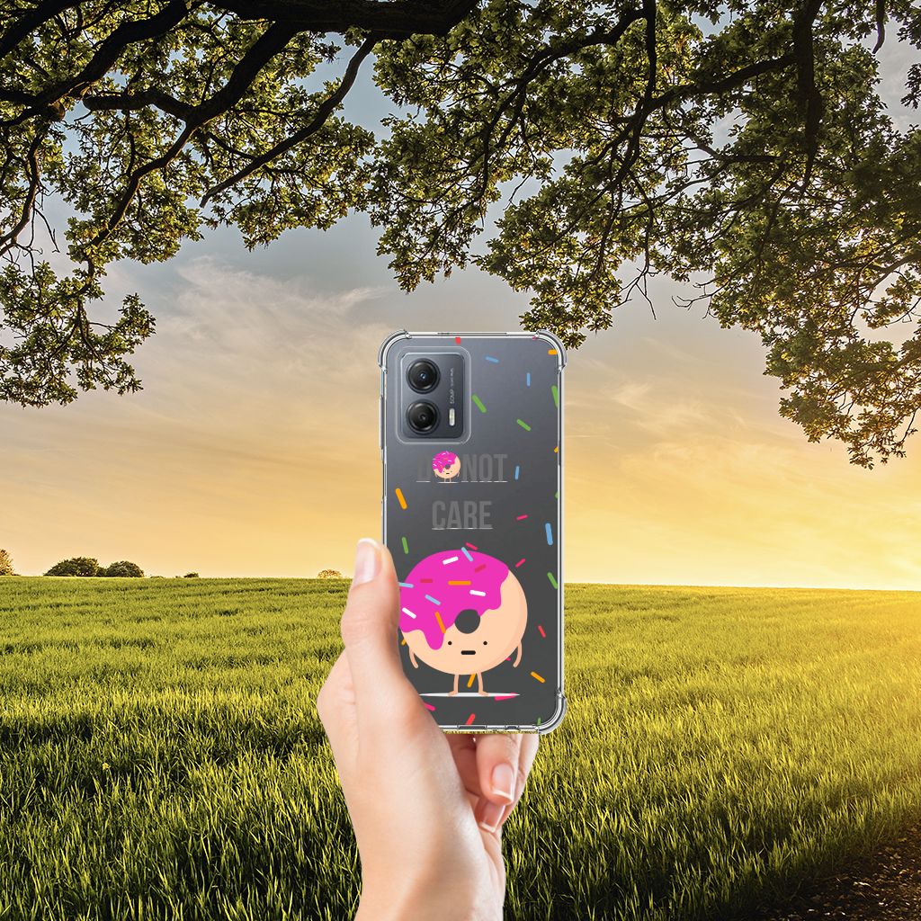 Motorola Moto G53 Beschermhoes Donut Roze B2C Telecom