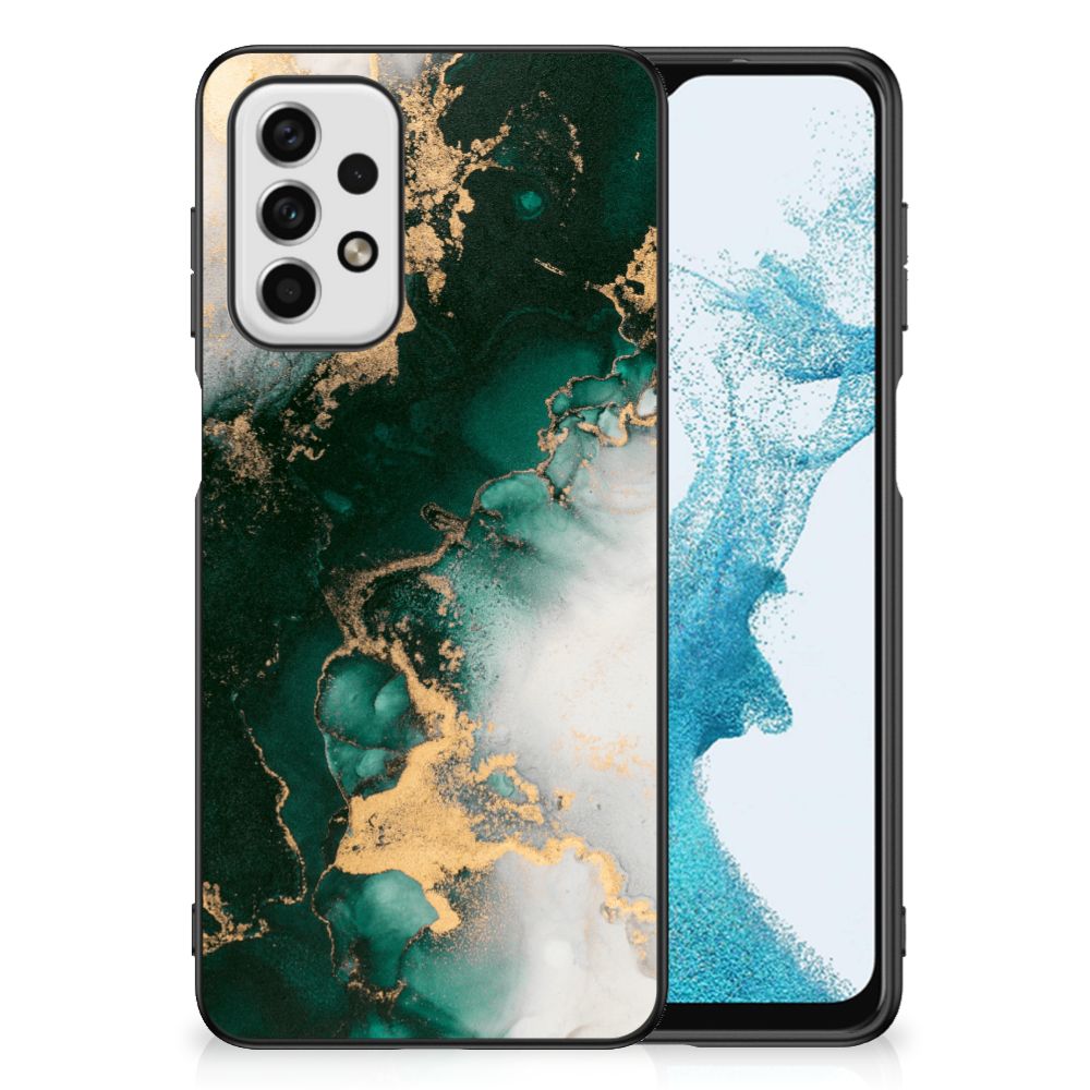 Marmeren Print Telefoonhoesje voor Samsung Galaxy A23 Marmer Groen B2C Telecom