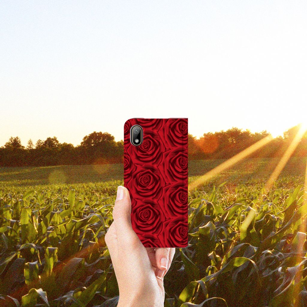 Huawei Y5 (2019) Smart Cover Red Roses - B2C Telecom