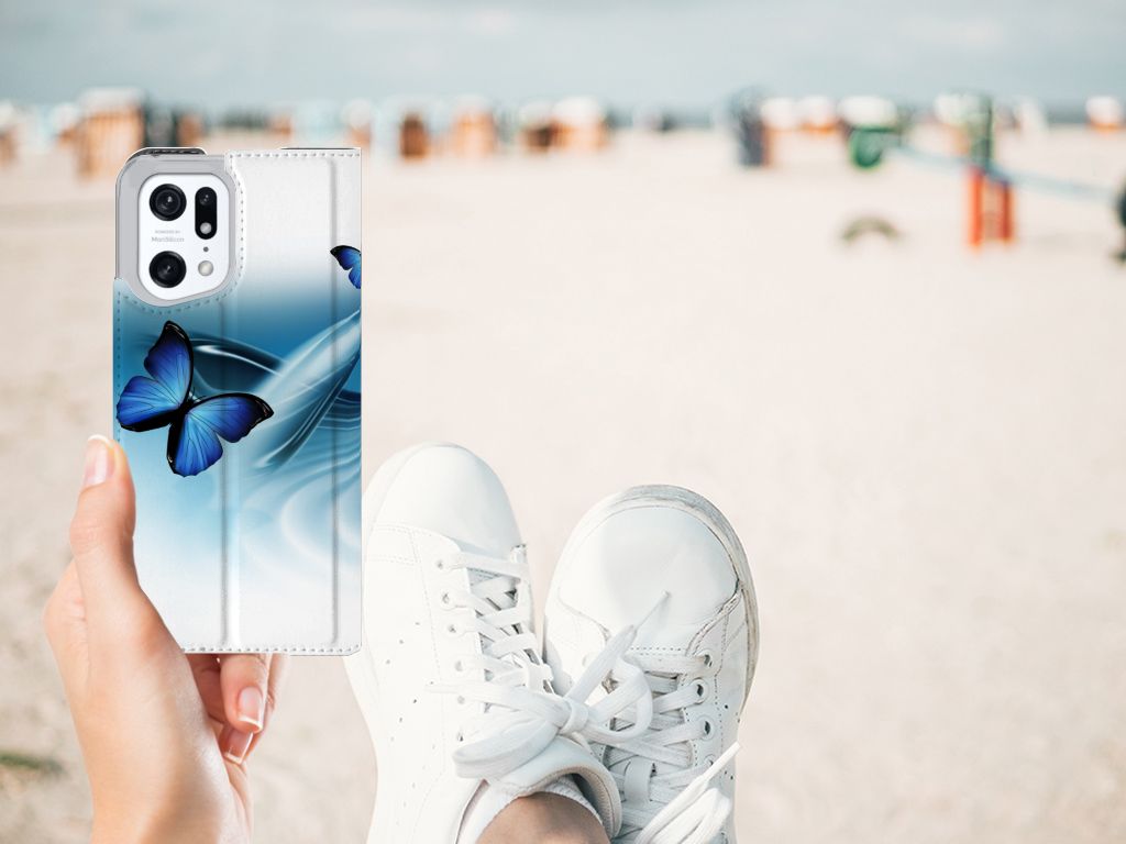OPPO Find X5 Pro Hoesje maken Vlinders - B2C Telecom
