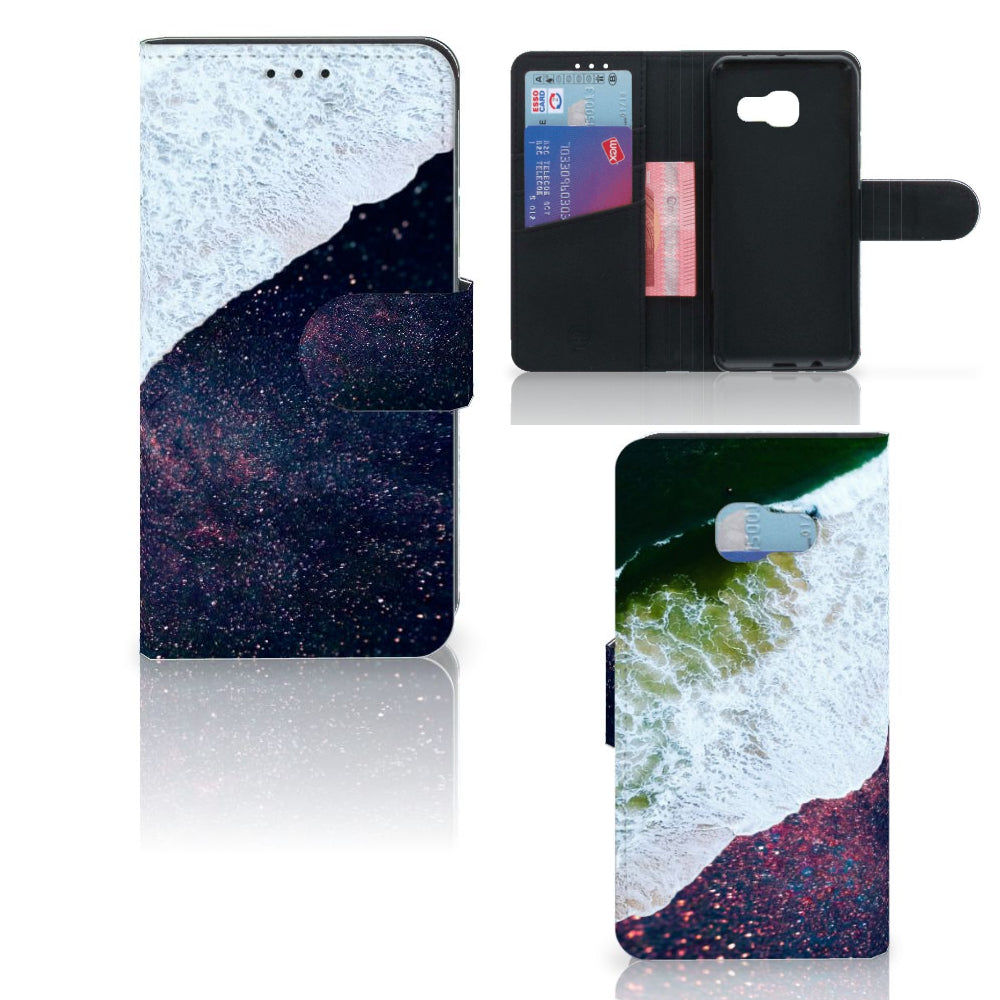 Samsung Galaxy A3 2017 Book Case Sea in Space