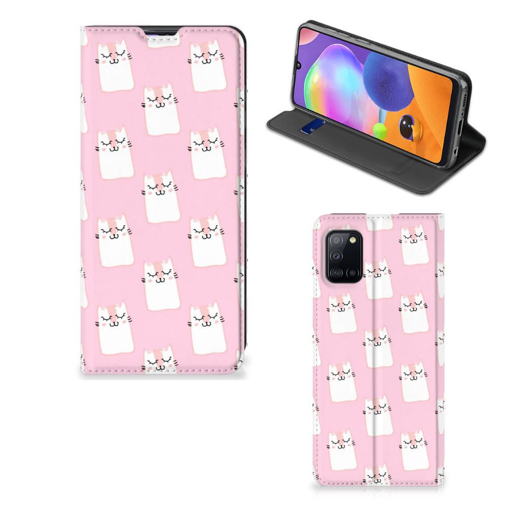 Samsung Galaxy A31 Hoesje maken Sleeping Cats - B2C Telecom