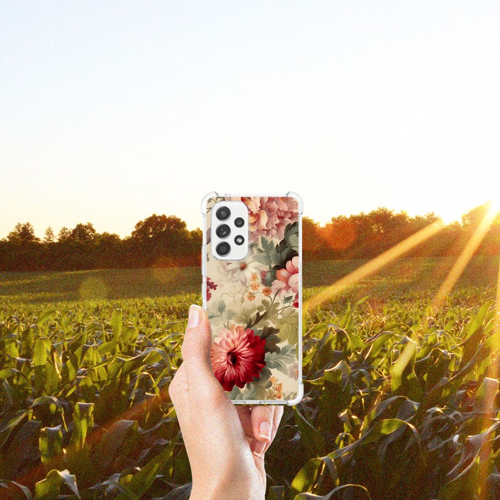Case voor Samsung Galaxy A53 5G Bloemen B2C Telecom