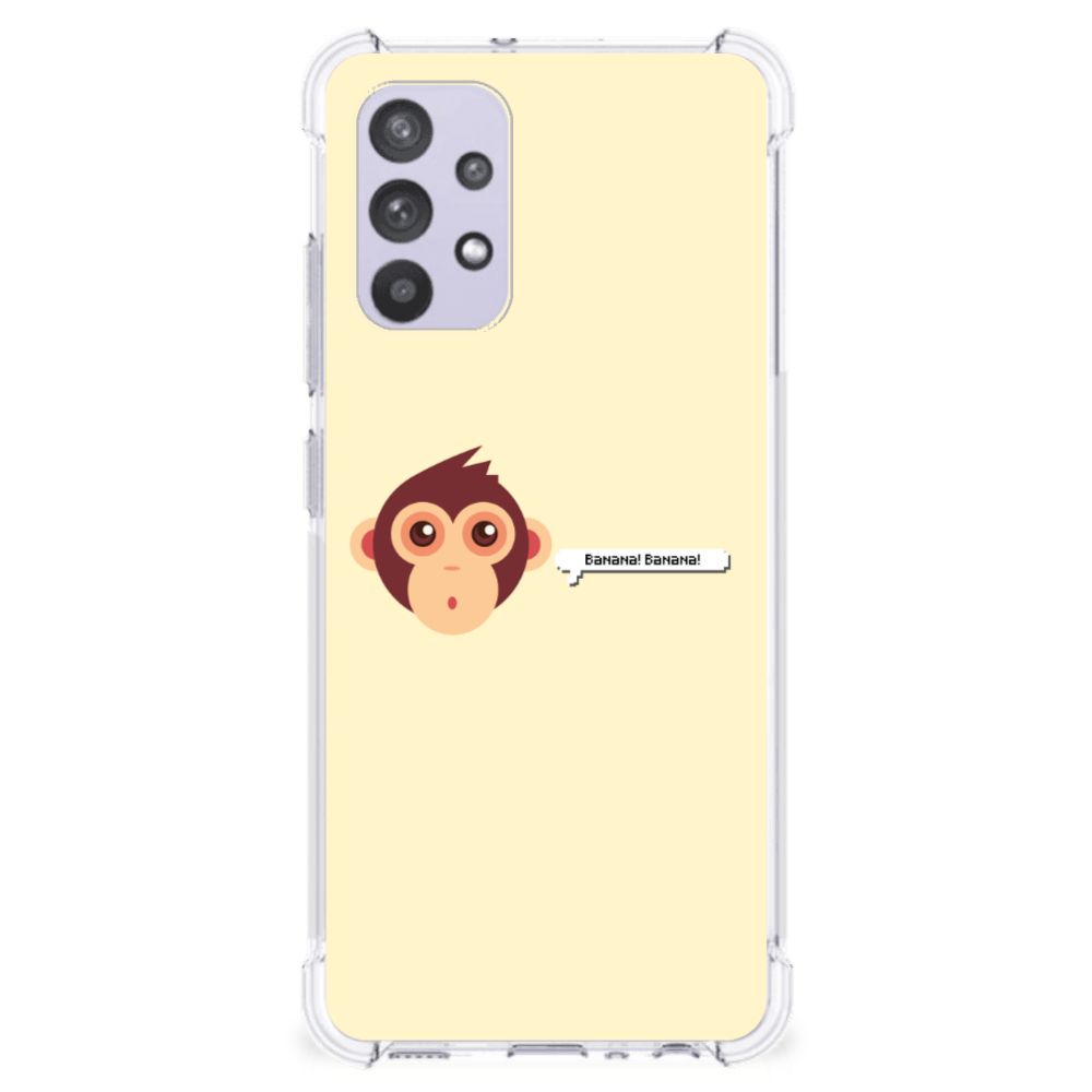 Samsung Galaxy A32 4G | A32 5G Enterprise Editie Stevig Bumper Hoesje Monkey B2C Telecom
