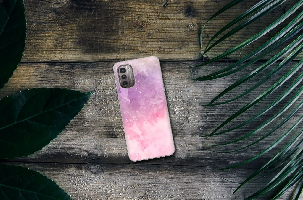 Hoesje maken Nokia G21 | G11 Pink Purple Paint B2C Telecom