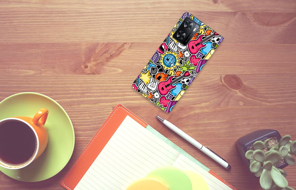 OPPO A57 | A57s | A77 4G Hippe Standcase Punk Rock - B2C Telecom