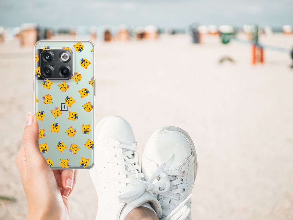 TPU bumper voor OnePlus 10T Katten Emojis B2C Telecom