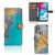 Motorola Moto G60s Bookcase Marble Blue Gold