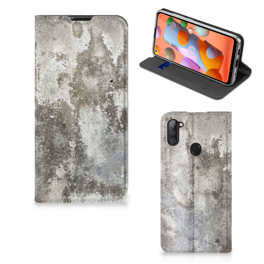 Samsung Galaxy M11 | A11 Standcase Beton Print