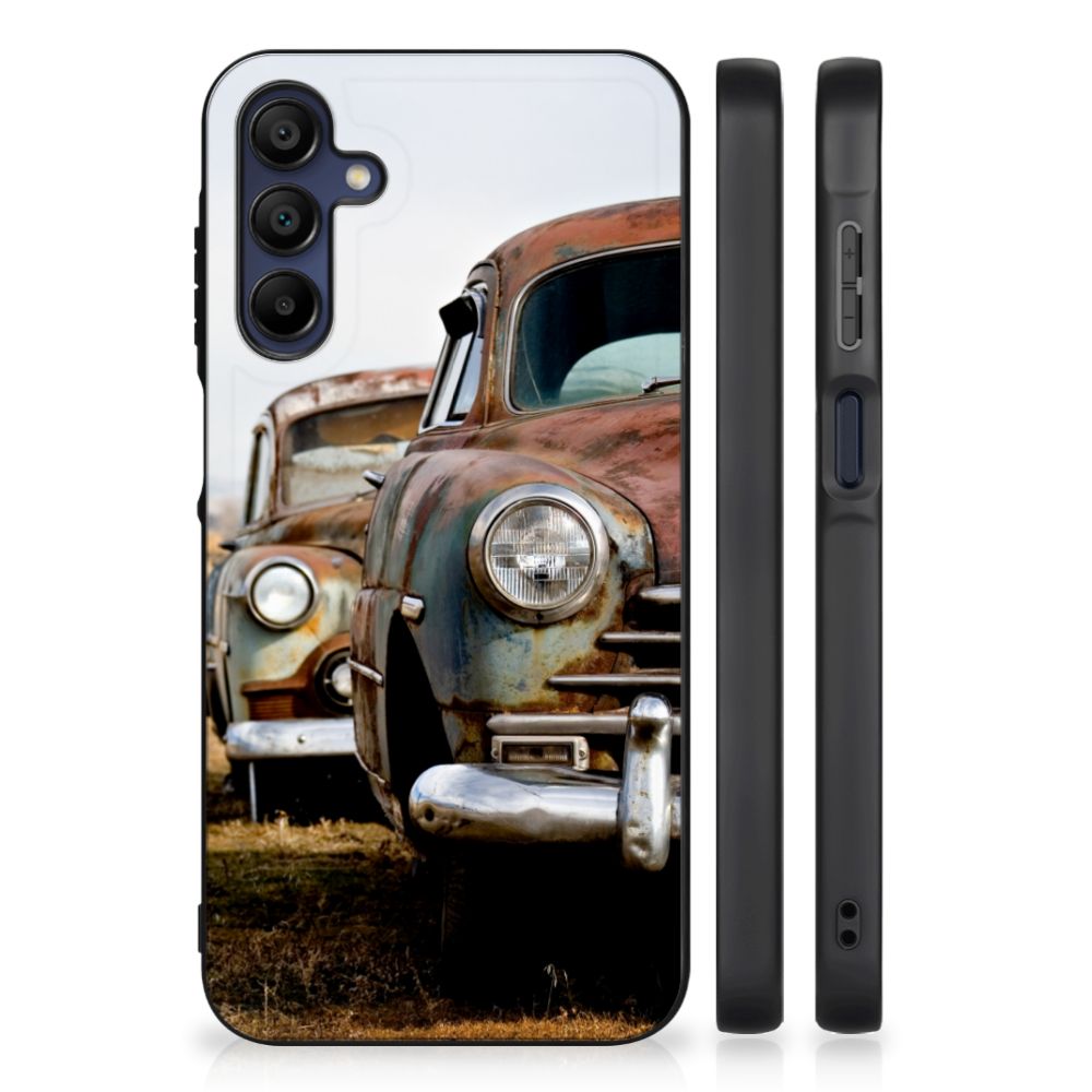 Samsung Galaxy A15 Silicone Back Case Vintage Auto