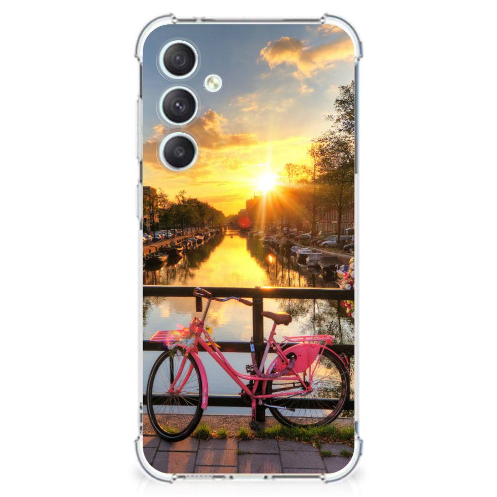 Samsung Galaxy S23 FE Telefoonhoesje met valbescherming Amsterdamse Grachten B2C Telecom