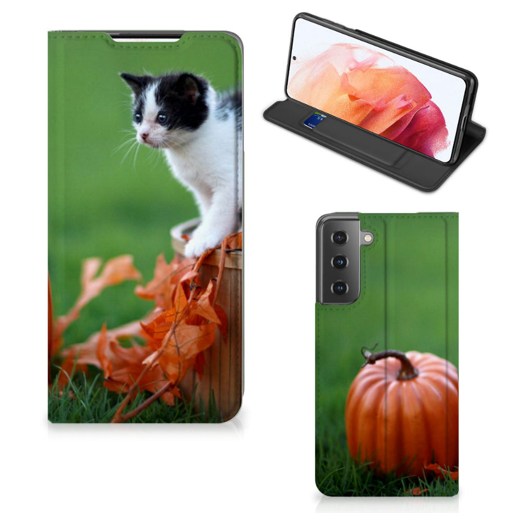 Samsung Galaxy S21 Hoesje maken Kitten