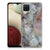 Samsung Galaxy A12 TPU Siliconen Hoesje Marmer Grijs B2C Telecom