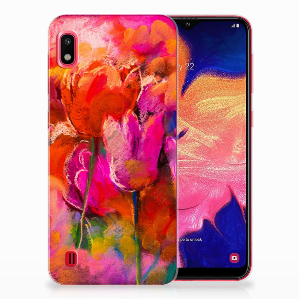 Hoesje maken Samsung Galaxy A10 Tulips
