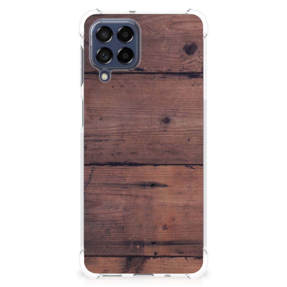Samsung Galaxy M53 Stevig Telefoonhoesje Old Wood B2C Telecom