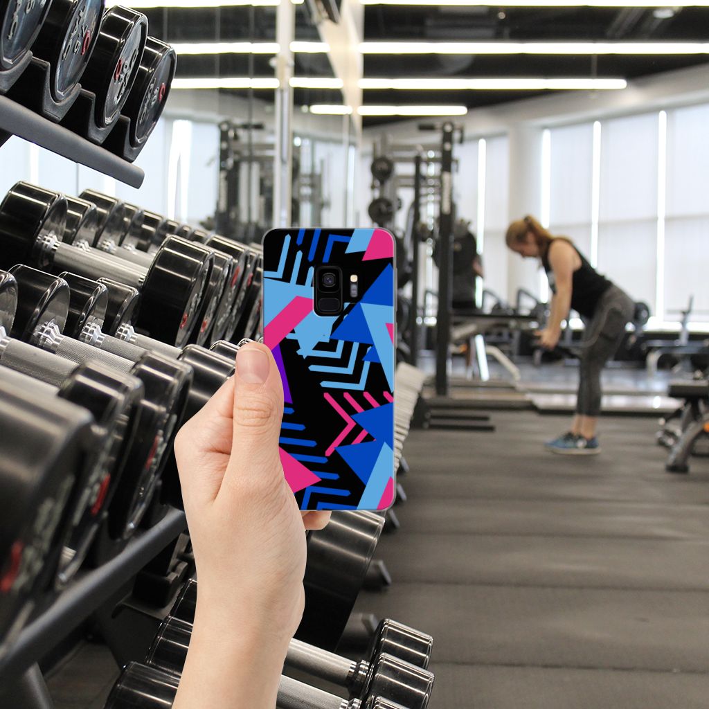 Samsung Galaxy S9 TPU Hoesje Funky Triangle