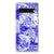 Silicone Back Case Google Pixel 6 Pro Angel Skull Blauw