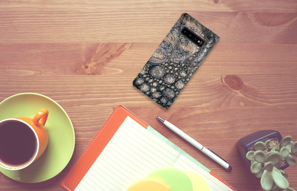 Samsung Galaxy S10 Plus Hoesje maken Krokodillenprint