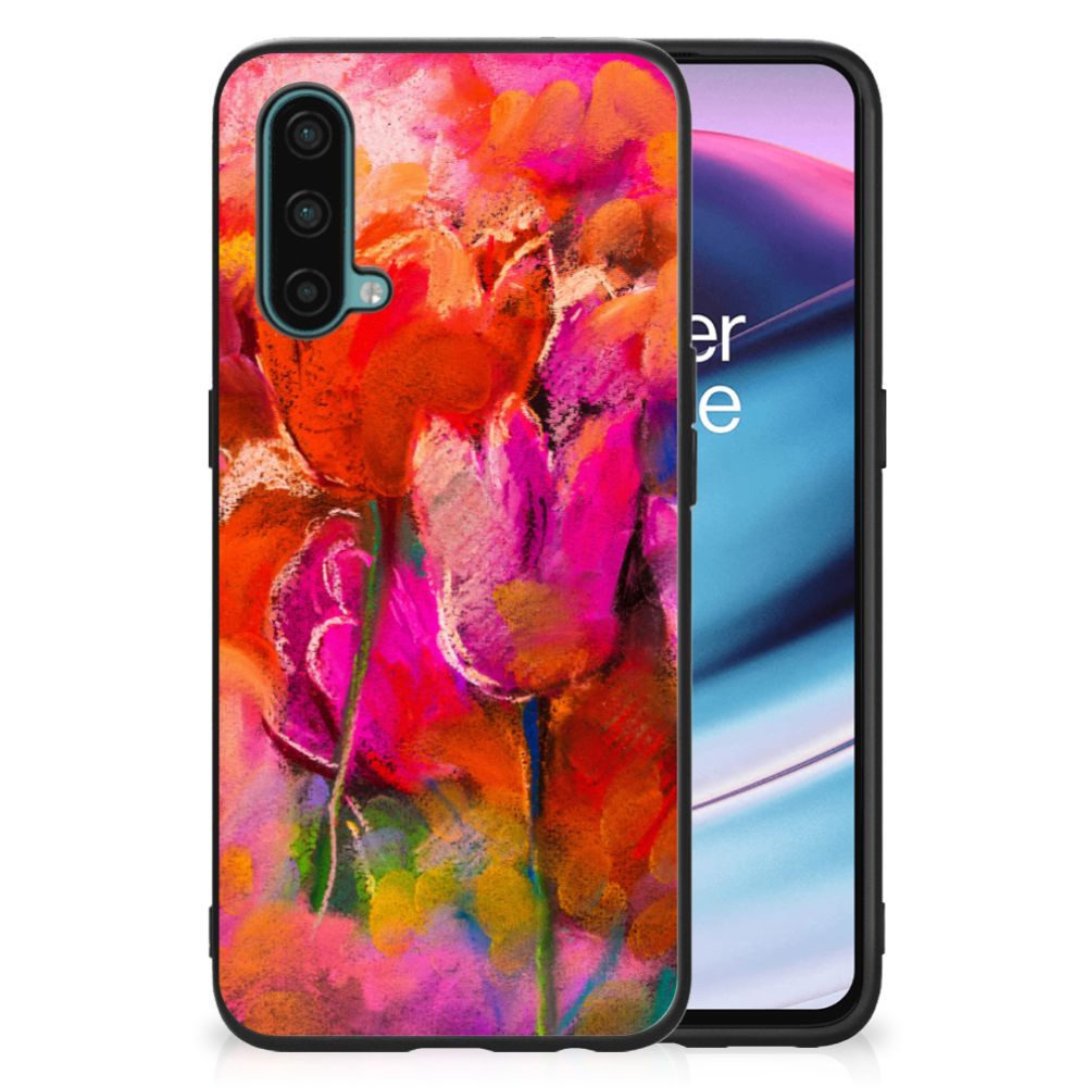 Kleurrijke Telefoonhoesje OnePlus Nord CE 5G Tulips