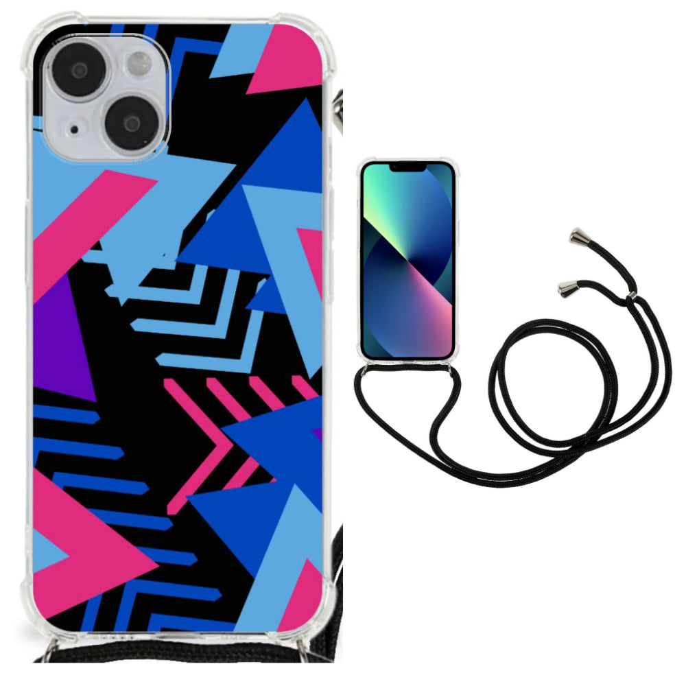iPhone 14 Plus Shockproof Case Funky Triangle