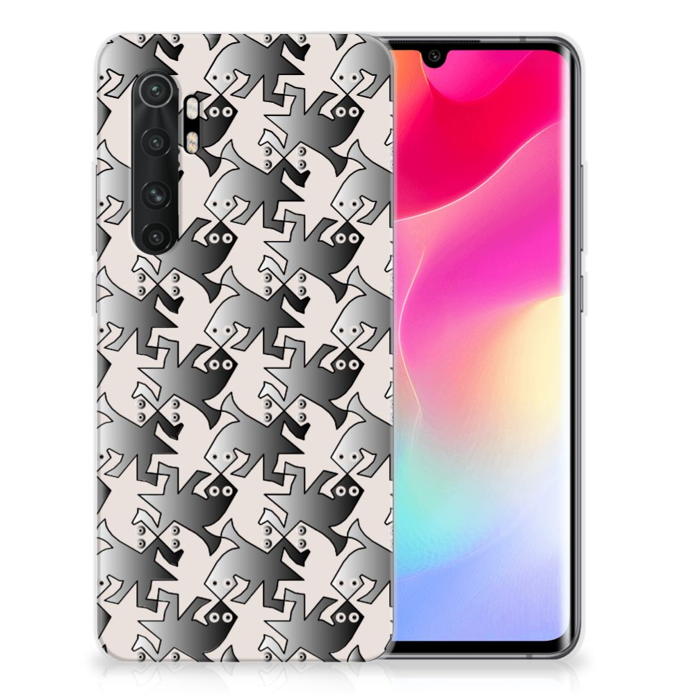 Xiaomi Mi Note 10 Lite TPU Hoesje Salamander Grey