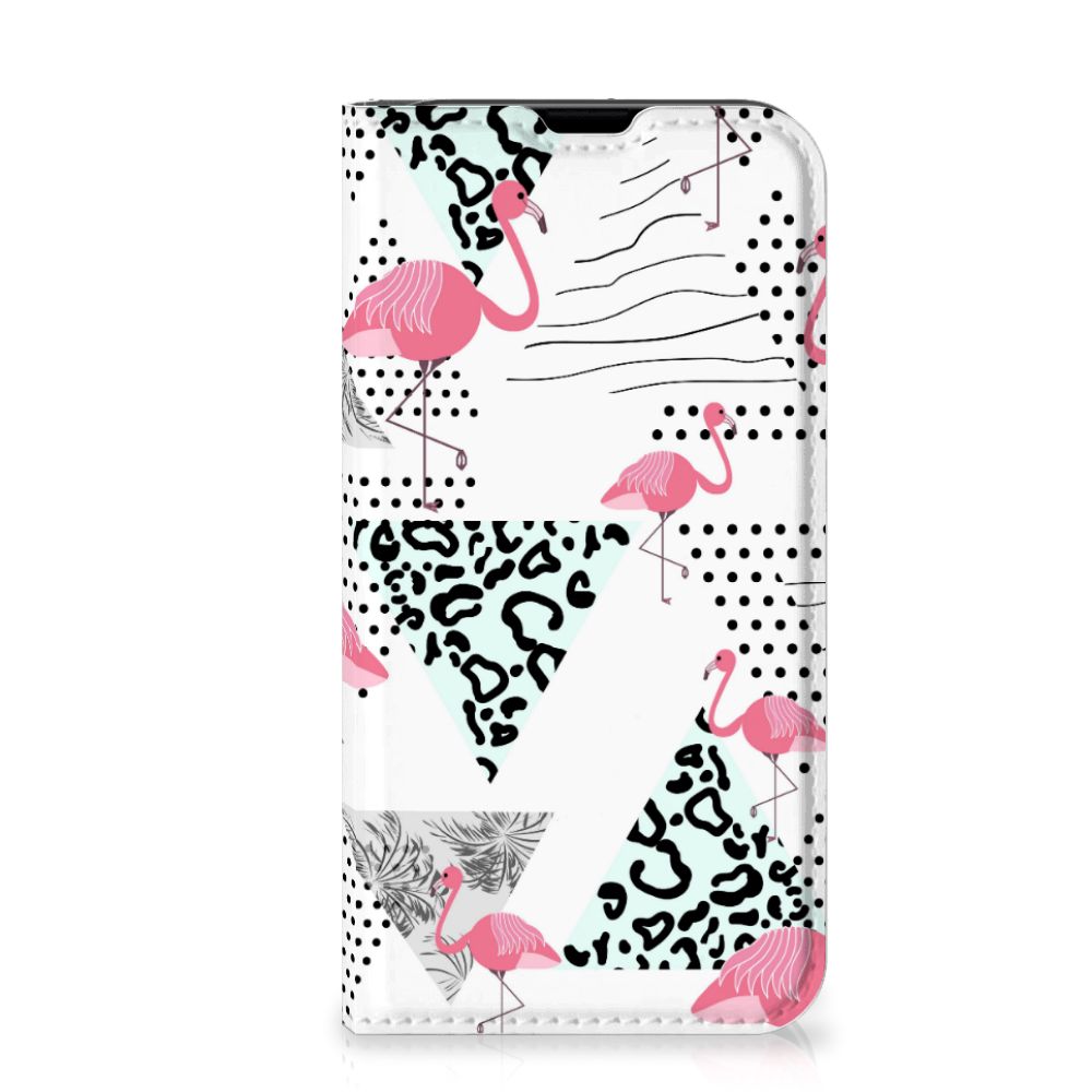 iPhone 13 Mini Hoesje maken Flamingo Triangle - B2C Telecom