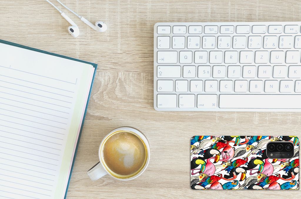 OPPO A54 5G | A74 5G | A93 5G Hoesje maken Birds - B2C Telecom