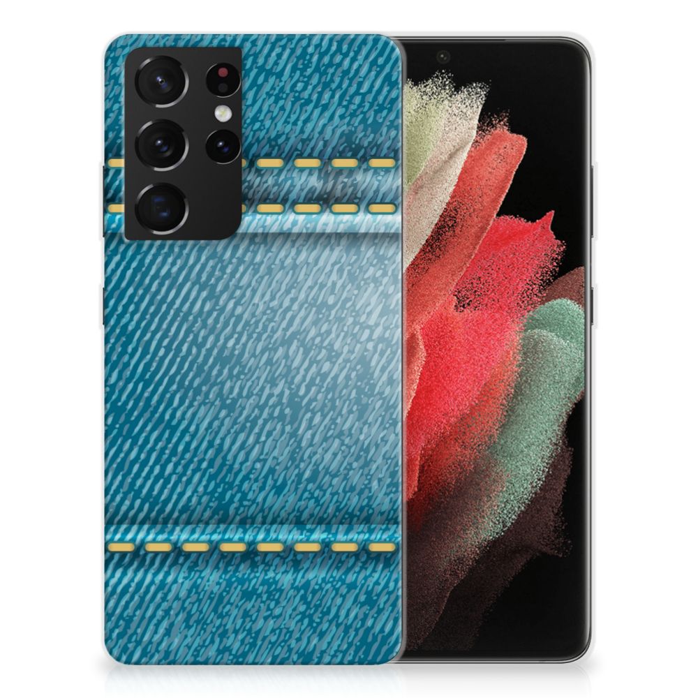 Samsung Galaxy S21 Ultra Silicone Back Cover Jeans B2C Telecom
