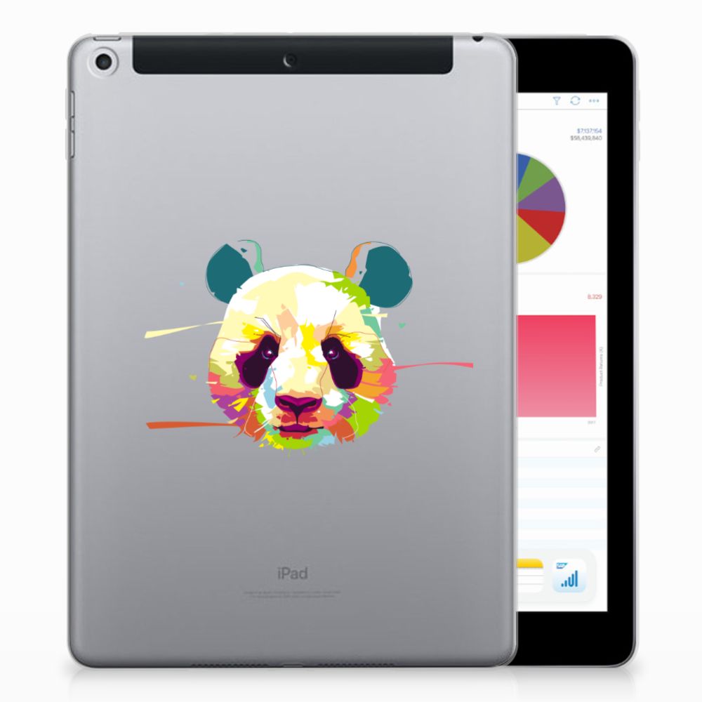 Apple iPad 9.7 2018 | 2017 Tablet Back Cover Panda Color