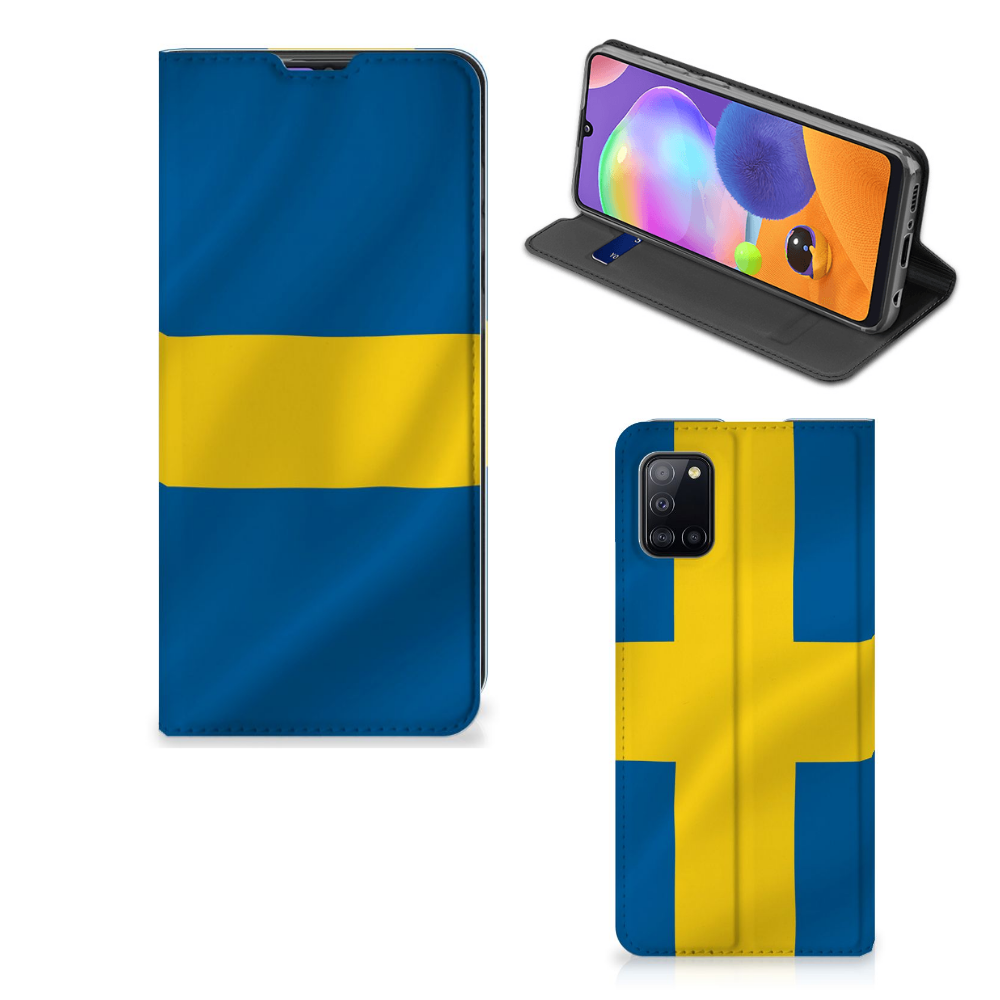 Samsung Galaxy A31 Standcase Zweden - B2C Telecom