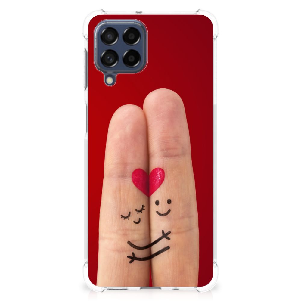 Samsung Galaxy M53 Anti Shock Bumper Case Liefde - Origineel Romantisch Cadeau B2C Telecom