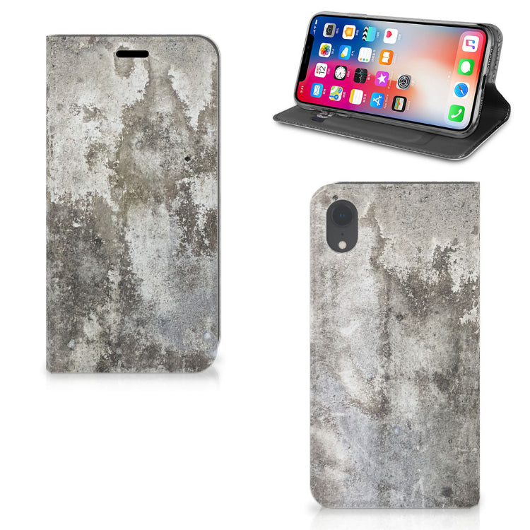 Apple iPhone Xr Standcase Beton Print
